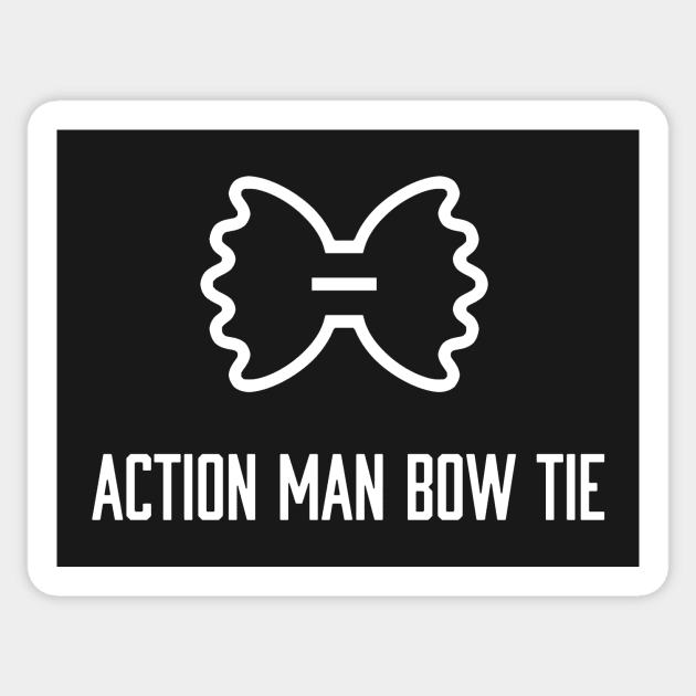 Alan Partridge Action Man Bow Tie Sticker by Nova5